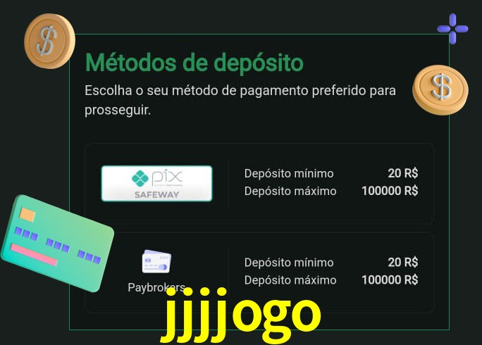 O cassino jjjjogo oferece uma grande variedade de métodos de pagamento